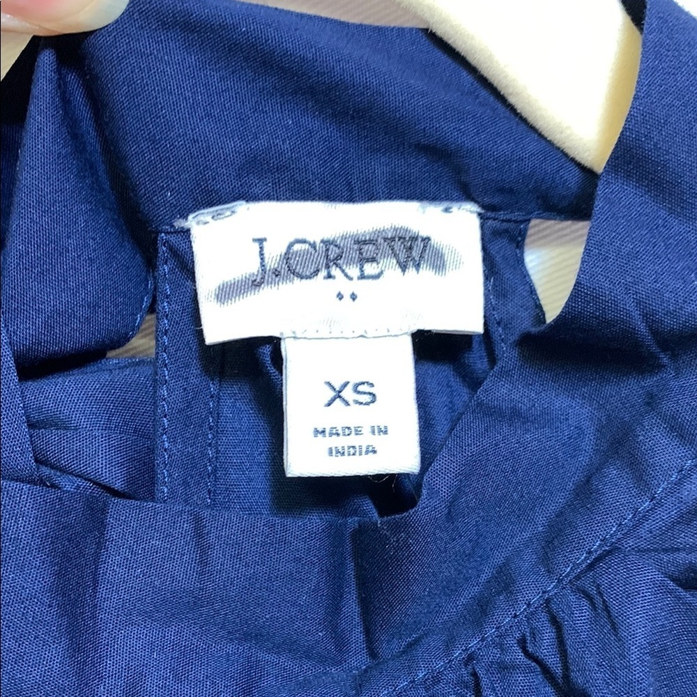 J. Crew Navy Blue Boxy Tank Top - Picture 2 of 3